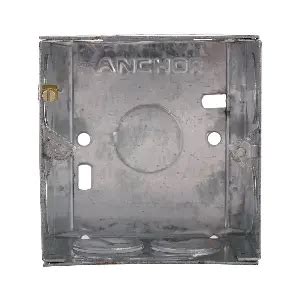 Anchor Roma Concealed GI Sheet Metal Modular Electrical Box 